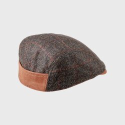 MJM Daffy 3 flatcap i uld/cashmere