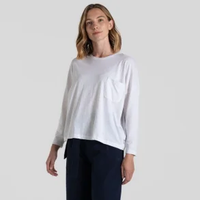 Outlet - Craghoppers NosiBotanical Emere dame T-shirt, lang�rmet