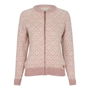 Fuza Raven dame uldcardigan med lynls