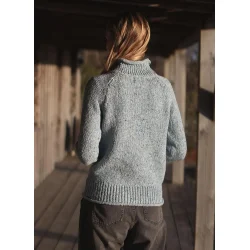 Fisherman Donegal Fleck raglan damesweater