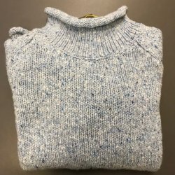 Fisherman Donegal Fleck raglan damesweater