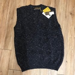 Fisherman Donegal Fleck herre uldvest