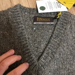 Fisherman Donegal Fleck herre uldvest