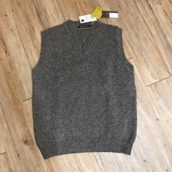 Fisherman Donegal Fleck herre uldvest