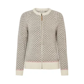 Fuza IRIS dame strikcardigan med lynl�s