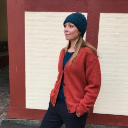 Ivanhoe GY Liared damecardigan med knapper