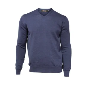 Ivanhoe Klassisk Herre V-strik i Merinould
