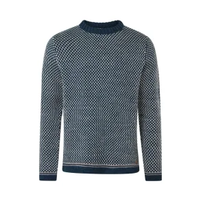 Fuza Nordic Stripe herresweater med rund hals