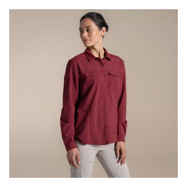 Craghoppers NosiLife Adventure dameskjorte, lange �rmer