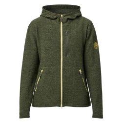 Ivanhoe Tara dame hoodie i kogt uld