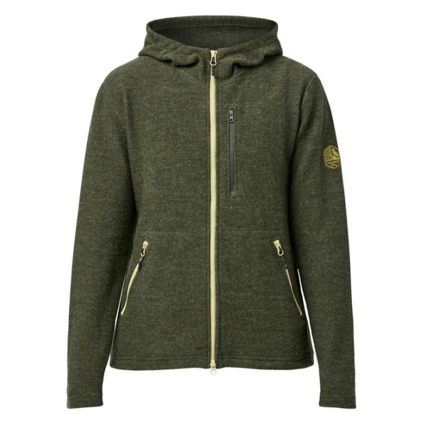 Ivanhoe Tara dame hoodie i kogt uld