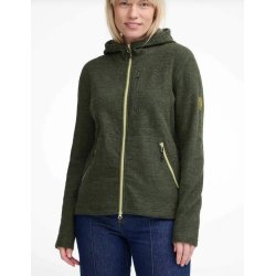 Ivanhoe Tara dame hoodie i kogt uld