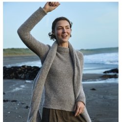 Fisherman alpaca dame turtleneck damestrik