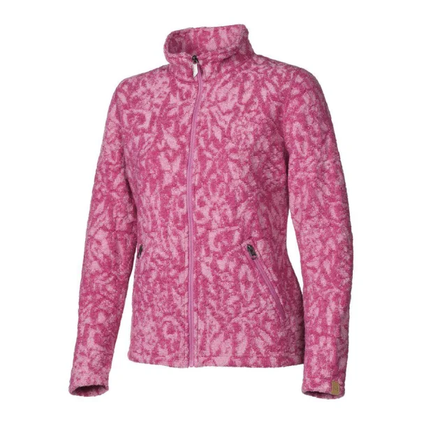 Ivanhoe Tuva Jaquard dame cardigan 40 Very berry