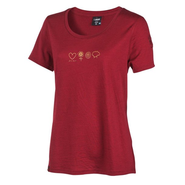 Ivanhoe Meja dame T-shirt symbols i uld