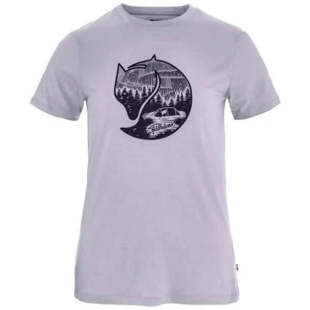 Fj�llr�ven Abisko Wool Fox kort�rmet dame T-shirt