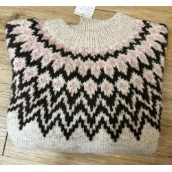 Fuza Che Che damesweater 26 - med rosa