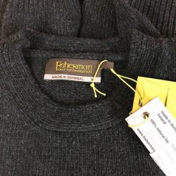 Fisherman Geelong lambswool crewneck herresweater