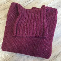 Fisherman dame rullekravestrik med rib