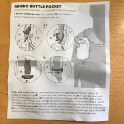 Fjllrven Abisko Bottle Pocket - flaskeholder til rygsk