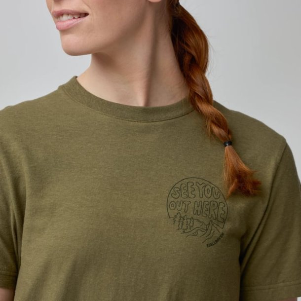Fjllrven dame T-shirt Hemp Blend Out Here