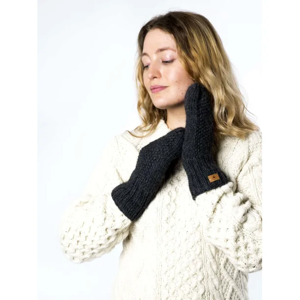 Fuza Jap strikluffer - hndstrikkede