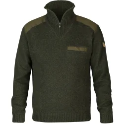 Fj�llr�ven Koster Half-zip herresweater Dark Olive