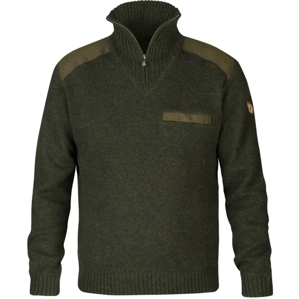 Fj�llr�ven Koster Half-zip herresweater Dark Olive