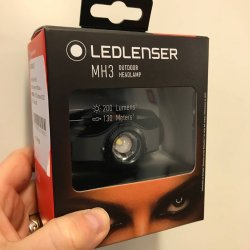 LedLenser MH3 pandelampe med fokus
