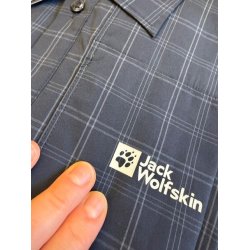 Outlet - Jack Wolfskin Norbo kort�rmet herreskjorte