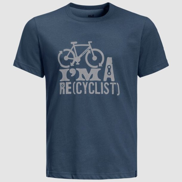 Jack Wolfskin Ocean Trail herre T-shirt (den med cyklen)