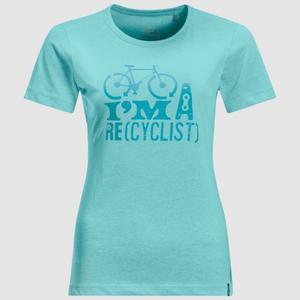 Jack Wolfskin Ocean Trail dame T-shirt (den med cyklen)