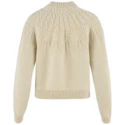 Fj�llr�ven �vik Solid Jaquard Damesweater