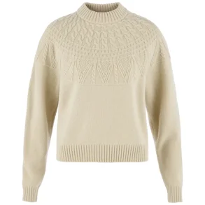 Fj�llr�ven �vik Solid Jaquard Damesweater