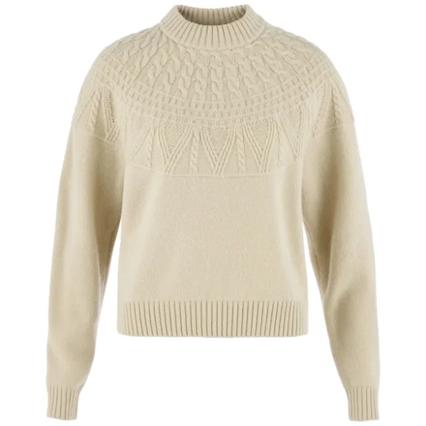 Fj�llr�ven �vik Solid Jaquard Damesweater