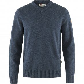 Fjllrven vik V-hals herresweater