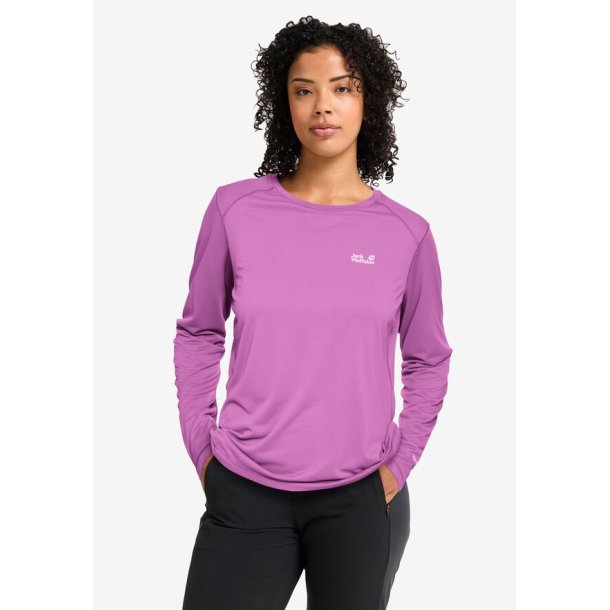 Jack Wolfskin Prelight Suncool lang�rmet dame T-shirt