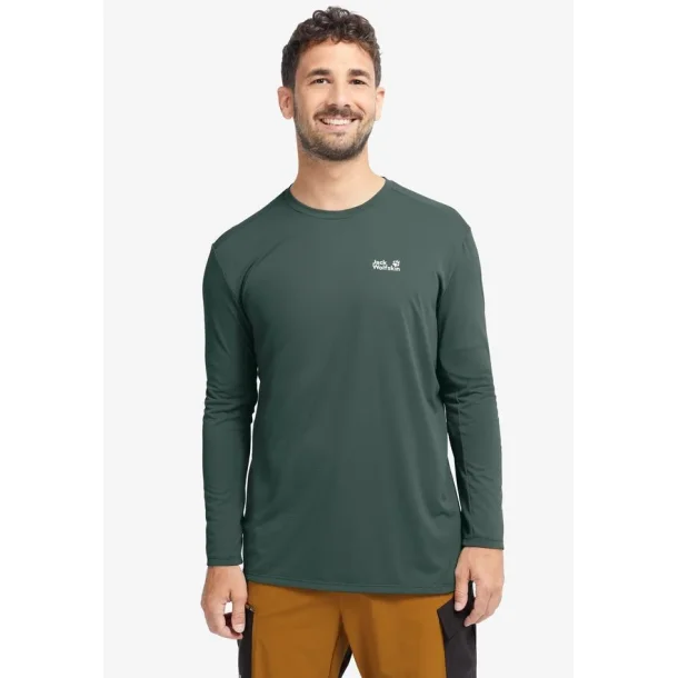 Jack Wolfskin Prelight Suncool lang�rmet herre T-shirt