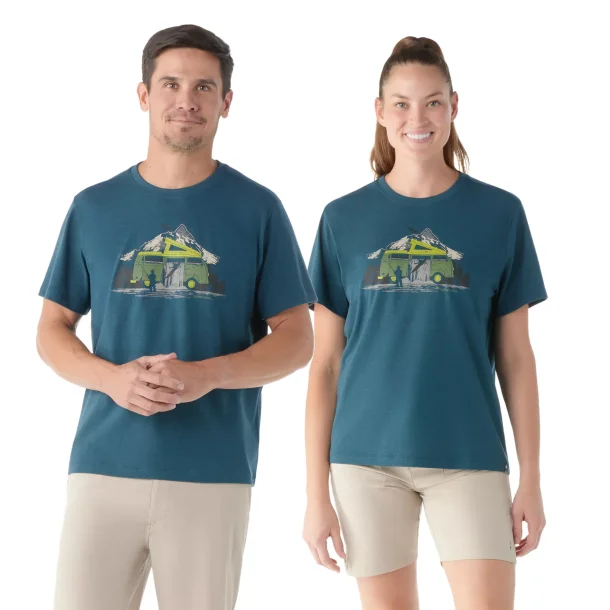 Smartwool T-shirt med autocamper, unisex