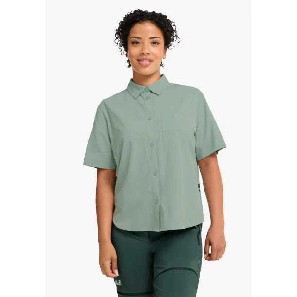 Jack Wolfskin Sierra Canyon dameskjorte, korte �rmer