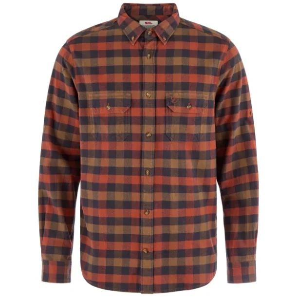 Fj�llr�ven Skog Relaxed herreskjorte bomuldsflannel
