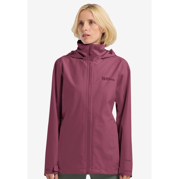 Jack Wolfskin Trailtime  2L dame regnjakke | Str. 3XL